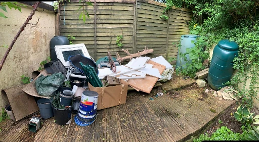 After scrap car collection in Camborne