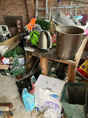 Before house clearance in Marple