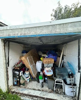 Before house clearance in St Erme
