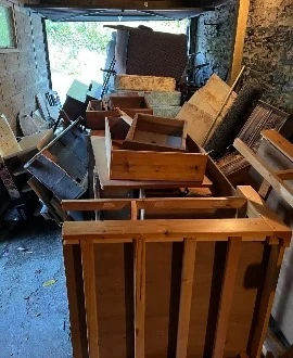 Before house clearance in Burley