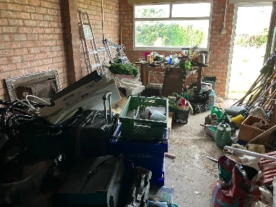 Before house clearance in Coalville